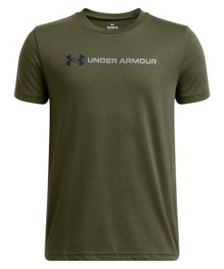 Under Armour Boys-Boys’ UA Logo Wordmark Short Sleeve-under armour outlet