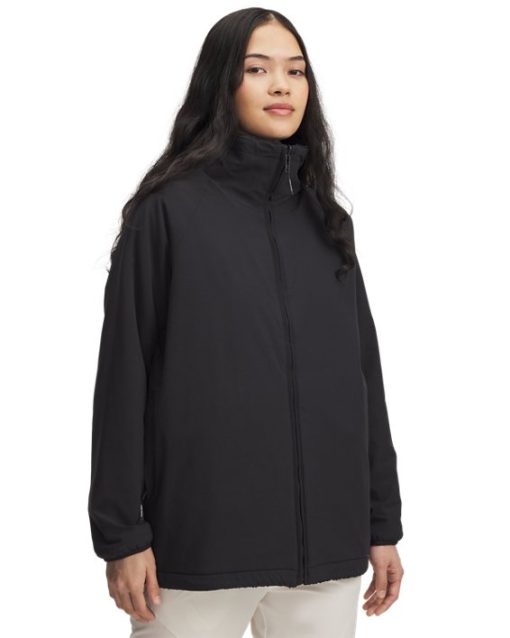 Under Armour Jackets & Vests-Women's UA Mission Reversible Oversized Bomber Jacket-under armoir