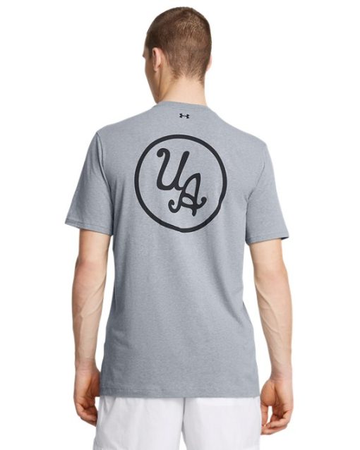 Under Armour Shirts & Tops-Men's UA Golf Script Wordmark Short Sleeve-underarmour - Image 2