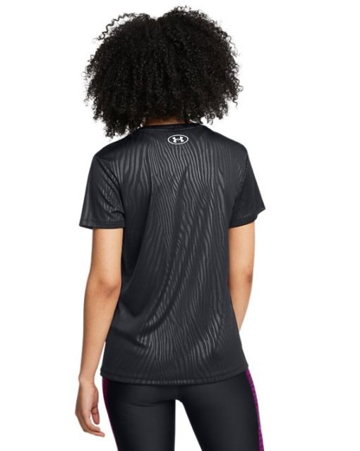 Under Armour Shirts & Tops-Women's UA Tech™ Emboss Short Sleeve-under armour factory house - Image 2