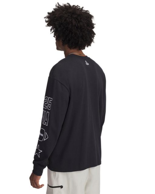 Under Armour Shirts & Tops-Men's UA Heavyweight Cotton All America Oversized Long Sleeve-underarmour outlet - Image 2