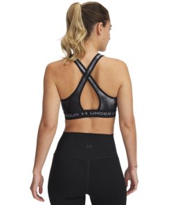 Under Armour Sports Bras-Women’s Armour® Mid Crossback Printed Sports Bra-under armour factory house 2