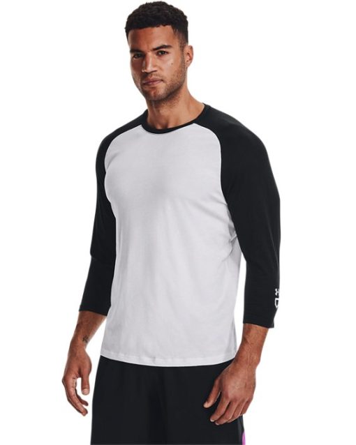 Under Armour Shirts & Tops-Men's UA Classic ¾ Baseball Raglan-under armour near me