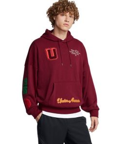 Under Armour Shirts & Tops-Men’s UA Icon Heavyweight Terry Armour U Oversized Hoodie-under armour outlet