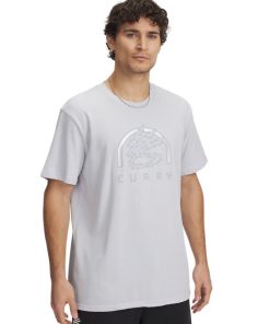 Under Armour Shirts & Tops-Men’s Curry Heavyweight Verbiage T-Shirt-under armour near me