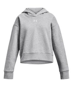 Under Armour Girls-Girls’ UA Rival Fleece Crop Hoodie-underarmour