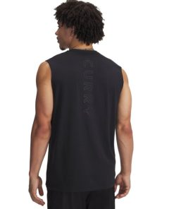 Under Armour Shirts & Tops-Men’s Curry Sleeveless T-Shirt-underarmour outlet 2