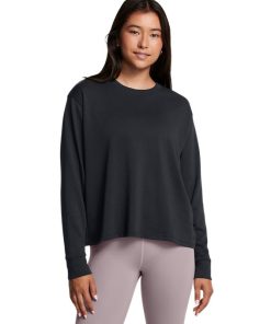 Under Armour Shirts & Tops-Women’s UA Heavyweight Boxy Cropped Long Sleeve-under armour outlet