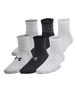 Under Armour Socks-Kids’ UA Essential 6-Pack Quarter Socks-under armour factory house