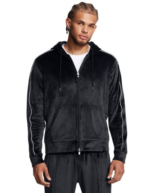 Under Armour Shirts & Tops-Men's UA Velour Full-Zip Hoodie-under armour factory house