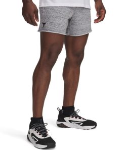 Under Armour Shorts-Men’s Project Rock Terry Shorts-under armour near me