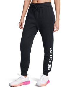 Under Armour Short & Tall-Women’s Project Rock Rival Fleece Joggers-underarmor