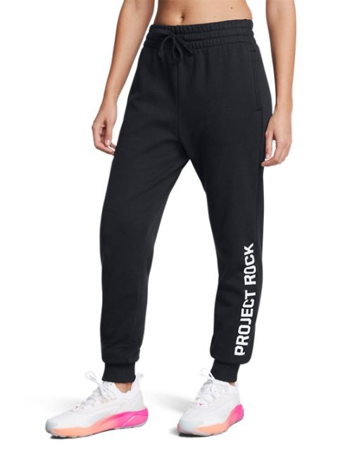 Under Armour Short & Tall-Women's Project Rock Rival Fleece Joggers-underarmor