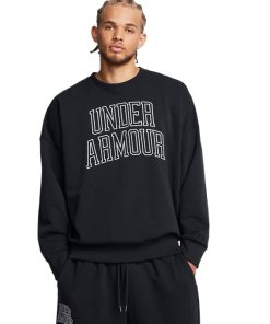 Under Armour Shirts & Tops-Men’s UA Icon Heavyweight Terry Oversized Crew-under armor outlet