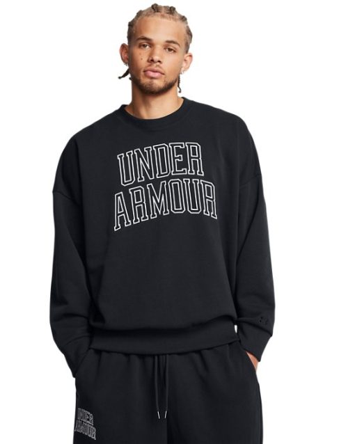 Under Armour Shirts & Tops-Men's UA Icon Heavyweight Terry Oversized Crew-under armor outlet