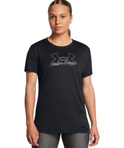 Under Armour Shirts & Tops-Women’s UA Tech™ Script Short Sleeve-underarmor