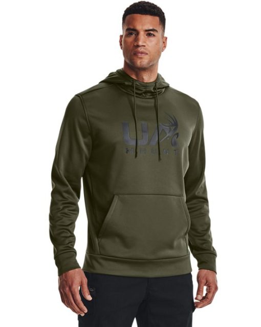 Under Armour Shirts & Tops-Men's Armour Fleece® Hunt Logo Hoodie-under armour outlet