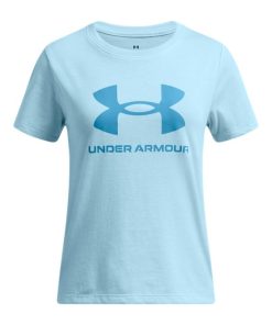 Under Armour Girls-Girls’ UA Big Logo Short Sleeve-under amour