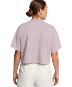 Under Armour Shirts & Tops-Women’s UA Varsity Crop Heavyweight Short Sleeve-under armour near me 2