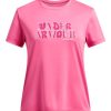 Under Armour Girls-Girls’ UA Rival Short Sleeve-under armour factory house 3