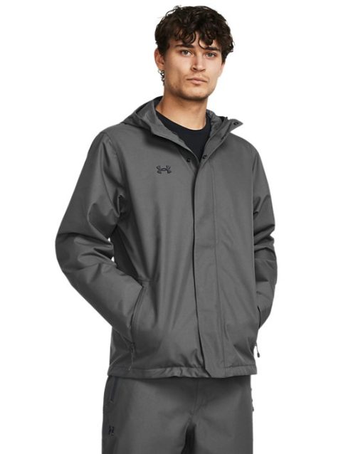 Under Armour Jackets & Vests-Men's UA Stormproof Lined Rain Jacket-under armor