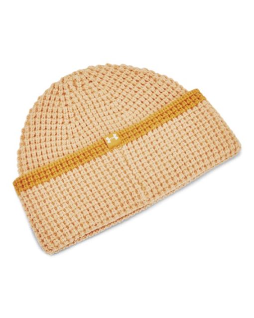 Under Armour Accessories-Men's UA Halftime Waffle Shallow Cuff Beanie-under armor