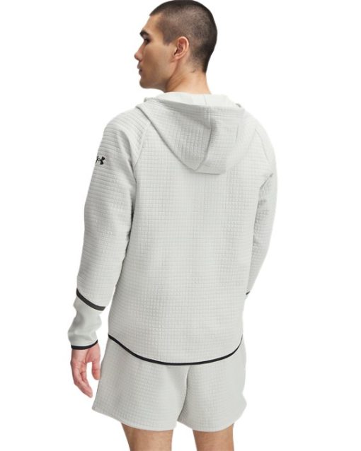 Under Armour-Men's UA Unstoppable Fleece Grid Full-Zip-underarmour outlet - Image 2