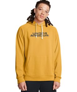 Under Armour Shirts & Tops-Men’s UA Rival Fleece Textured Glitch Hoodie-underarmor