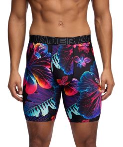 Under Armour Underwear-Men’s UA Performance Tech Mesh Graphic 9″ Boxerjock®-under amour