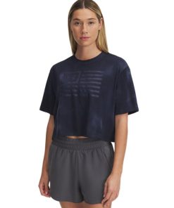 Under Armour Shirts & Tops-Women’s UA Freedom Crop Short Sleeve-under armoir