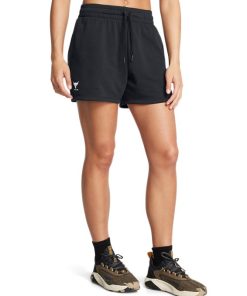 Under Armour-Women’s Project Rock Terry Shorts-underarmour outlet