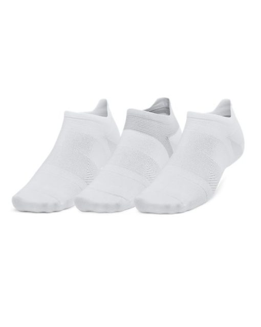 Under Armour Socks-Unisex UA ArmourDry® Run Lite 3-Pack No Show Tab Socks-underarmor